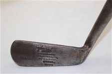 Cann & Taylor Wood Shaft Putter Circa 1910 Left Handed Shaft Stamp