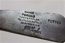 Cann & Taylor Wood Shaft Putter Circa 1910 Left Handed Shaft Stamp