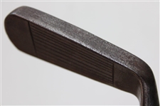 Cann & Taylor Wood Shaft Putter Circa 1910 Left Handed Shaft Stamp