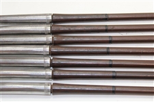 C. 1940'S George Nicoll Set Of Irons Pinsplitters Models 2-3-4-5-6-7-8