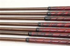 C. 1940'S George Nicoll Set Of Irons Pinsplitters Models 2-3-4-5-6-7-8