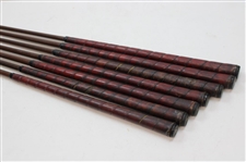 C. 1940'S George Nicoll Set Of Irons Pinsplitters Models 2-3-4-5-6-7-8