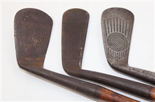 Three (3) Woodshaft Clubs 