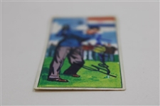 Gary Player Signed 1962 Dickson Orde Sports of the Countries No.14 Golf Card - 1st Card JSA ALOA