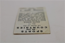 Gary Player Signed 1962 Dickson Orde Sports of the Countries No.14 Golf Card - 1st Card JSA ALOA