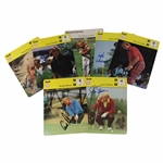 Nicklaus, Palmer, President Ford & Four (4) others Signed Sportscaster Cards JSA ALOA
