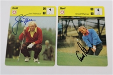 Nicklaus, Palmer, President Ford & Four (4) others Signed Sportscaster Cards JSA ALOA