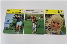 Nicklaus, Palmer, President Ford & Four (4) others Signed Sportscaster Cards JSA ALOA