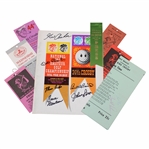 Multi-Signed Bing Crosby Program with Various Tickets/Ribbons/Pairing Sheet JSA ALOA