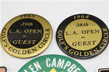 Sixteen (16) Various 1937-1995 Los Angeles Open Member/Guest/Press/Contestant Badges