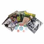 Five (5) Signed San Diego Open Winners Magazine Covers & Seven (7) San Diego Open Badges JSA ALOA