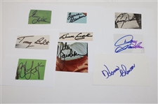 Nine (9) Signed Cuts w/Hogan Signed Receipt & Six (6) Colonial National Badges JSA ALOA