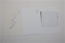 Nine (9) Signed Cuts w/Hogan Signed Receipt & Six (6) Colonial National Badges JSA ALOA