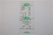 Nine (9) Signed Cuts w/Hogan Signed Receipt & Six (6) Colonial National Badges JSA ALOA