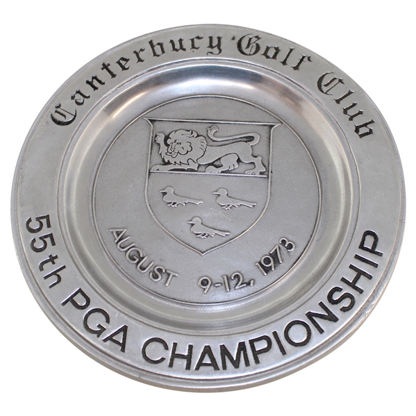 1973 PGA Championship at Canterbury Pewter Plate - Jack Nicklaus Winner