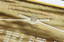 1972 Professional Golf Tournaments with Winners, Scores & Prizes Scroll Banner/Pennant