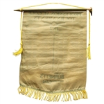 1972 Professional Golf Tournaments with Winners, Scores & Prizes Scroll Banner/Pennant