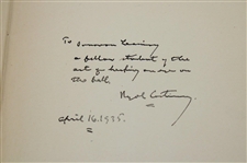 1922 'Nine Holes Of Golf' Signed by Author Royal Cortissoz