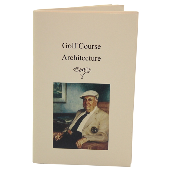 Golf Course Architecture Limited Edition 2/50 Booklet Signed by Jones, Yagi, & Dresh