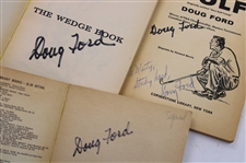 Four (4) Doug Ford Signed Golf Books JSA ALOA