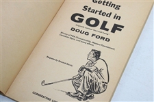 Four (4) Doug Ford Signed Golf Books JSA ALOA