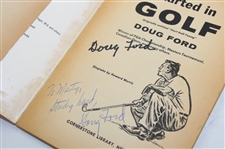Four (4) Doug Ford Signed Golf Books JSA ALOA