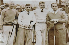 Errie Ball Signed Masters Photo - Was Longest Surviving 1934 Masters Contestant JSA ALOA