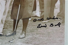 Errie Ball Signed Masters Photo - Was Longest Surviving 1934 Masters Contestant JSA ALOA