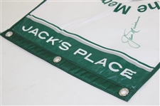 Jack Nicklaus Signed Ltd Ed The Memorial Tournament Screen Flag JSA ALOA