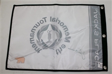 Jack Nicklaus Signed Ltd Ed The Memorial Tournament Screen Flag JSA ALOA