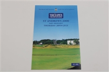 Set of 2000 Open Championship at St. Andrews Pairing Sheets, Champions Challenge & Results Booklets