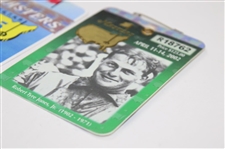 1995, 2001 & 2002 Masters Tournament SERIES Badges - Tiger Debut plus Back-to-Back