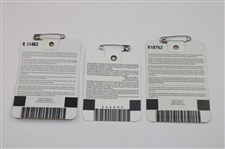 1995, 2001 & 2002 Masters Tournament SERIES Badges - Tiger Debut plus Back-to-Back