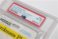 2019 Masters Full Ticket Berckmans Place Augusta Practice Rounds PSA 8 NM