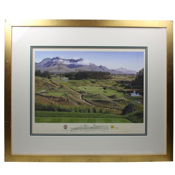 2003 Presidents Cup at The Links LTD Ed 638/1250 Artist Graeme Baxter Signed Print