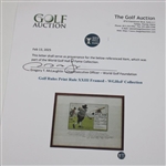 Golf Rules Print Rule XXIII Framed - WGHoF Collection