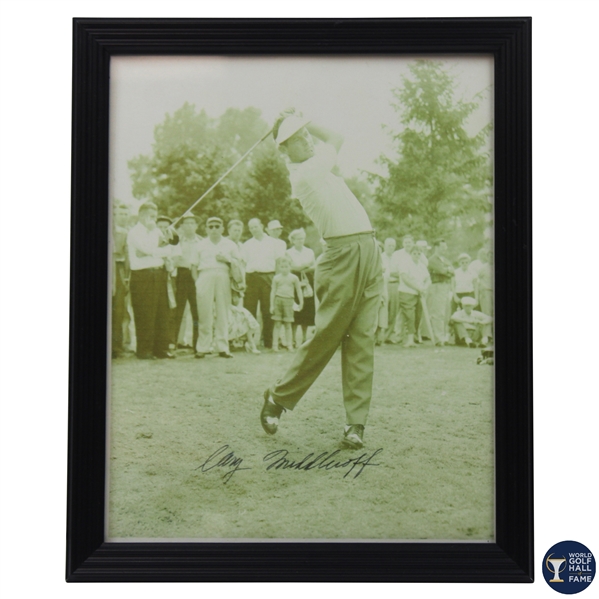 Cary Middlecoff Signed Framed Photo  - WGHoF Collection JSA ALOA