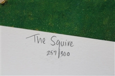 Limited Edition 257/300 'The Squire' Print Signed by Artist