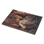 Marquetry Portrait of Ben Crenshaw Print on Board by Tony Jacklin - WGHoF Collection