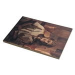 Marquetry Portrait of Ben Crenshaw Print on Board by Tony Jacklin - WGHoF Collection