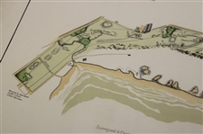 Original 1924 The Old Course St. Andrews Aerial Map Surveyed & Depicted by MacKenzie