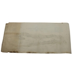 Original 1924 The Old Course St. Andrews Aerial Map Surveyed & Depicted by MacKenzie