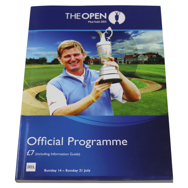 McIlroy, Mickelson & Others Signed 2013 Open Championship at Muirfield Program JSA ALOA