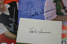 Hale Irwin's Signed Wheaties Box, 2008 Hualalai Resort Poster & 3x5 Index Card JSA ALOA