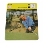 Arnold Palmer Signed 1978 Sportscaster Oversize Card JSA ALOA
