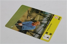 Arnold Palmer Signed 1978 Sportscaster Oversize Card JSA ALOA
