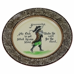 Royal Doulton Proverb An Oak is not….for the deed Series Ware Plate