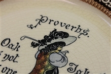 Royal Doulton Proverb 'An Oak is not….for the deed' Series Ware Plate