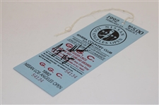 Tiger Woods Signed 1992 Nissan Open Full Debut Ticket w/Time Period JSA 10 Signature & '16yrs'