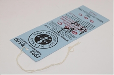 Tiger Woods Signed 1992 Nissan Open Full Debut Ticket w/Time Period JSA 10 Signature & '16yrs'